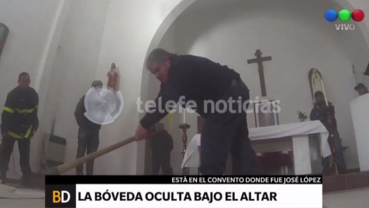 Son tres las bóvedas encontradas en el monasterio de General Rodríguez
