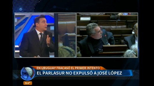 El Parlasur no expulsó a José López
