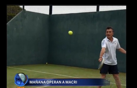 Aseguran que Macri saldrá caminando tras la intervención de rodilla