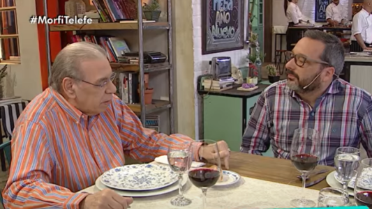 Los "7 minutos" entre Gerardo Rozin y Enrique Pinti