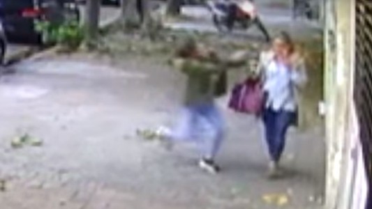 El salvaje ataque de las motochorras de Rosario - REC