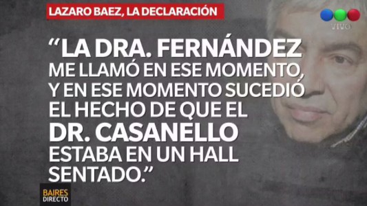 Un anticipo del audio de la declaración de Lázaro Báez