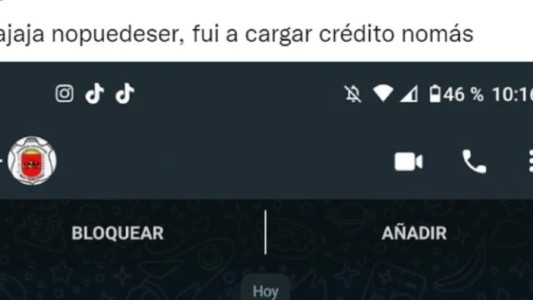 Denuncia viral: fue a cargar crédito de celular y le llegaron mensajes de acoso por WhatsApp