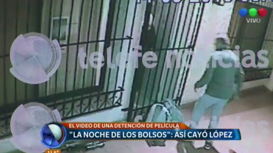 Exclusivo: El video de López en el monasterio dejando los 9 millones de dólares