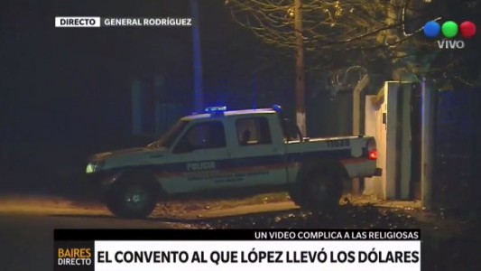 El convento de General Rodríguez amaneció con custodia policial reforzada