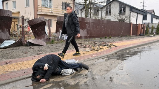 Rusia acusó a Ucrania de armar "montajes" de civiles muertos