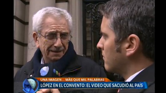López en el convento: el video que sacudió al país