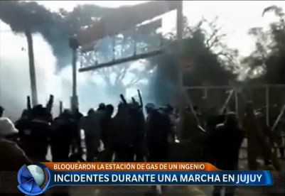 Reprimen en Jujuy una protesta en Ingenio Ledesma