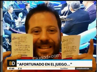 José Ottavis ganó un importante premio en la Quiniela