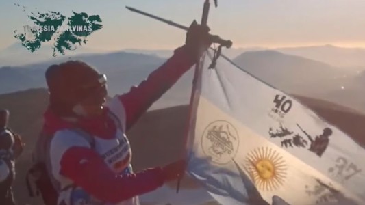 Homenaje a 40 años de la Guerra: Travesía Malvinas, 649 en lo más alto