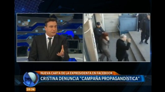 Cristina denuncia "campaña propagandística"