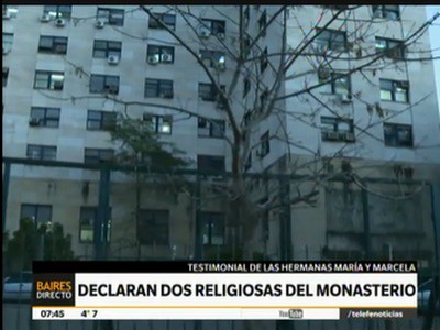 Declaran las religiosas del monasterio de General Rodríguez