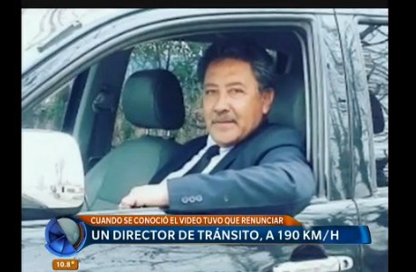 Polémico video: es director de tránsito y se filmó manejando a 190 km por hora