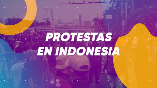 Protestas en Indonesia #BuenFlash