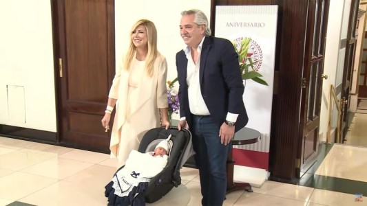 Alberto Fernández y Fabiola Yáñez presentaron a su hijo Francisco