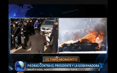 Ante abucheos y agresiones en Mar del Plata, Macri pidió "usar la energía para construir"