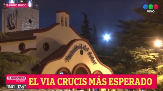 Esta noche el vía crucis del Padre Ignacio en Rosario