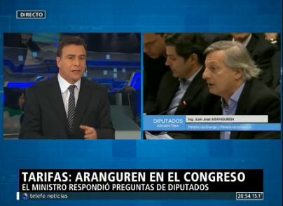 Tarifas: las preguntas de los Diputados al ministro Aranguren