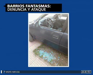 Barrio fantasma: denuncia y ataque