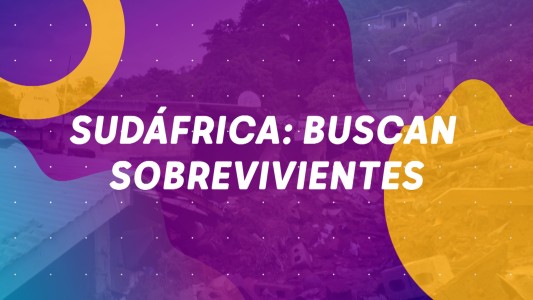 Sudáfrica: buscan sobrevivientes #BuenFlash