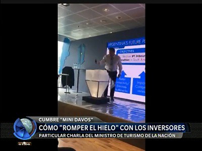 El ministro de turismo "rompió el hielo" y anunció inversiones millonarias