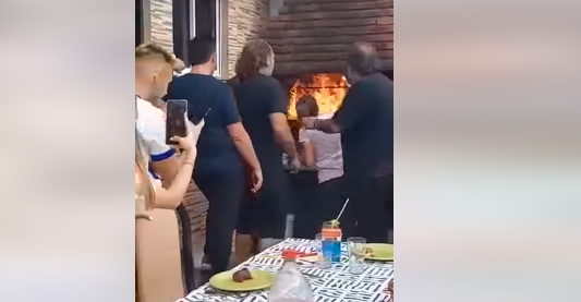 Video viral: el asado que salió mal en una reunión de Pascuas
