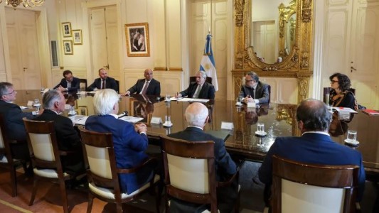 Funes de Rioja, tras la reunión con Alberto Fernández: "No estamos a favor de nuevos impuestos"