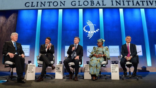 Macri, junto a Clinton en Nueva York: "Argentina quiere ser parte del mundo"