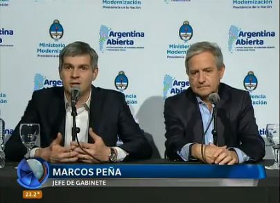 Marcos Peña, en respuesta al paro: "El diálogo es el mejor camino"