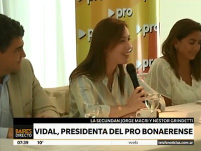 Asumió María Eugenia Vidal la conducción del PRO bonaerense