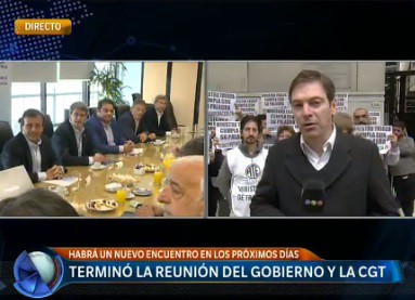 Reunión entre el Gobierno y la CGT