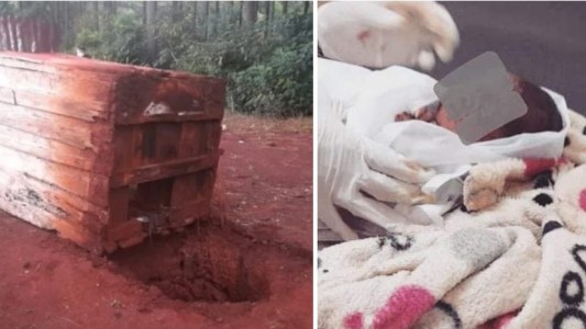 Rescataron a un recién nacido de una letrina