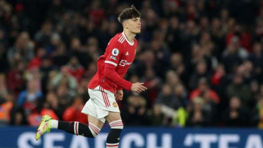 Alejandro Garnacho hizo su debut en el Manchester United