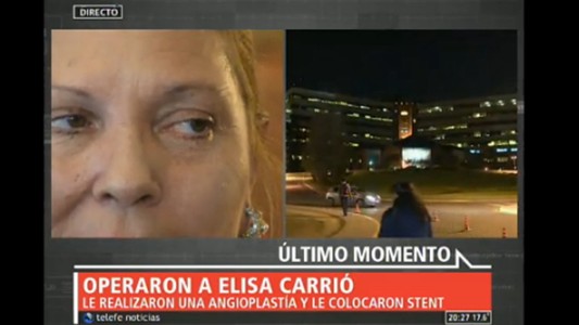 Los detalles de la intervención a Elisa Carrió