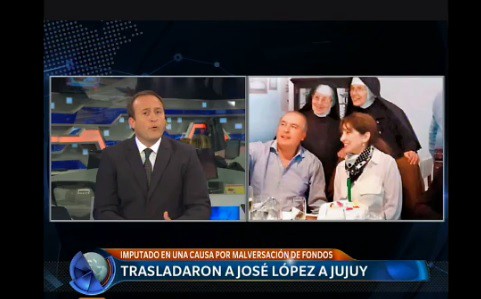 LLevan a López a Jujuy en medio de un amplio operativo