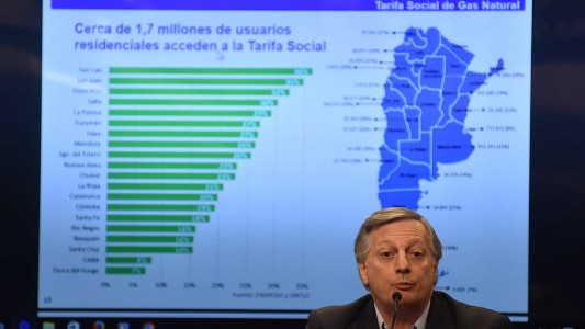 Aumento en facturas de gas: "Los que cobren hasta $ 15.120 estarán protegidos por la tarifa social"