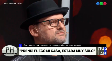 La dura infancia de Christophe Krywonis: "Prendí fuego mi casa porque estaba muy solo"