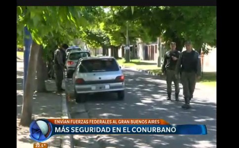 Refuerzan con efectivos federales cuatro partidos del Gran Buenos Aires