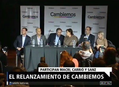 El relanzamiento de Cambiemos