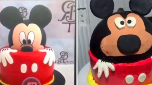 La pastelera de la torta fallida de Mickey, se capacitó y tuvo su revancha