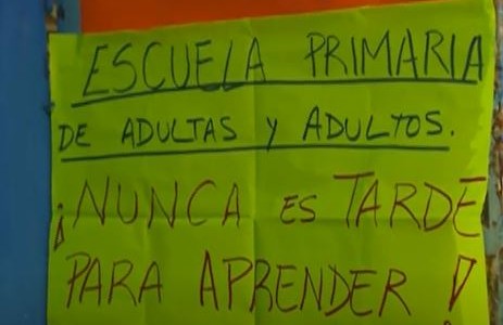Aprender a leer y escribir en La Salada