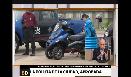 Aprobaron la creación de la Policía de la Ciudad
