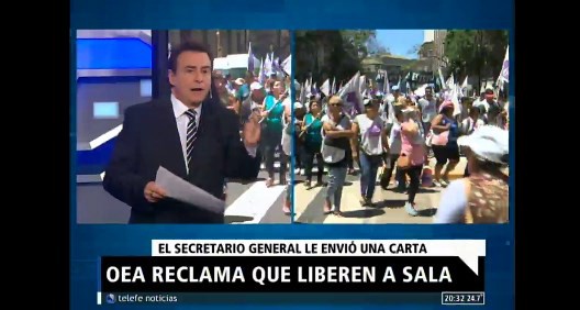 La OEA reclama que liberen a Sala