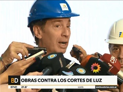 Edesur inauguró obras para evitar cortes en el verano