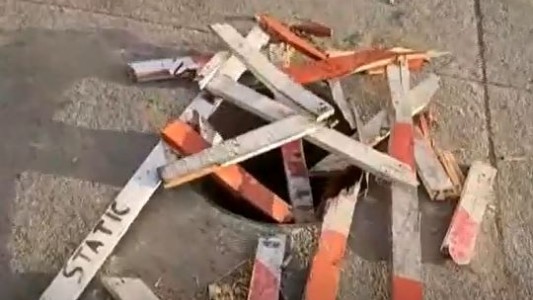 La Plata, la ciudad sin tapas de alcantarillas