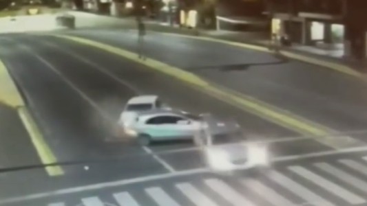 El video del conductor que chocó con 1,78 gramos de alcohol en sangre