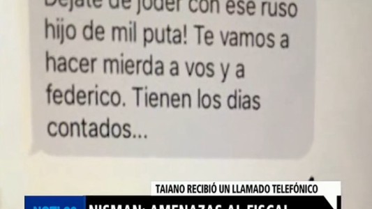 Nisman: amenazas al fiscal