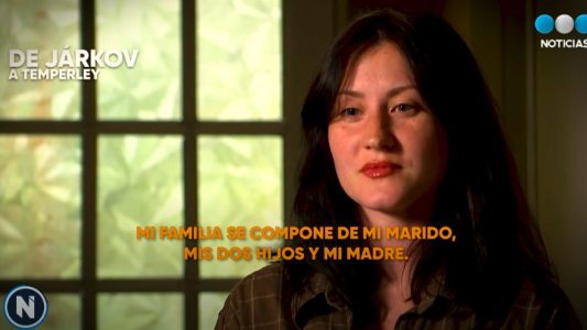 La joven ucraniana que llegó a Argentina escapando de la guerra