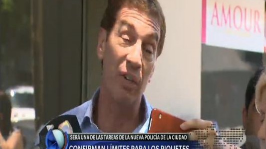 Santilli dijo que la nueva policía de la Ciudad "está preparada para avanzar" sobre piquetes