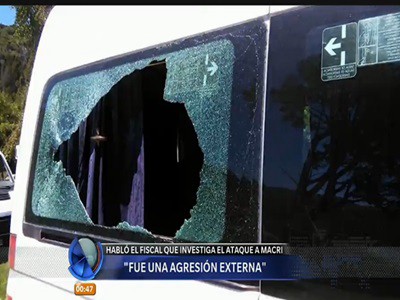 "La agresión a Macri fue externa"
